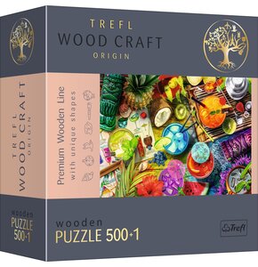 Puzzle TREFL Wood Craft Kolorowe koktajle 20154 (501 elementów)