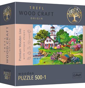 Puzzle TREFL Wood Craft Letnia przystań 20161 (501 elementów)