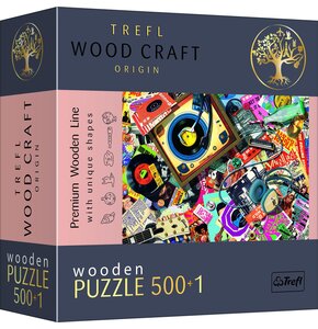 Puzzle TREFL Wood Craft W świecie muzyki 20180 (501 elementów)