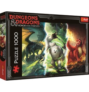 Puzzle TREFL Dungeons Dragons Legendarne potwory z Faerun 10763 (1000 elementów)