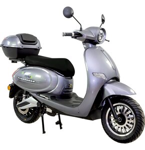 Skuter elektryczny E-MIO Toro+V 60km 12" Srebrny