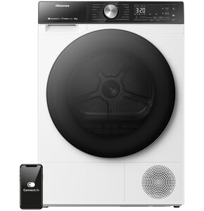 Suszarka HISENSE DH5S102BW Seria 5S z pompą ciepła 10 kg IonAir Wi-Fi