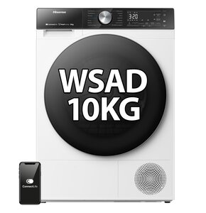 Suszarka HISENSE DH5S102BW Seria 5S z pompą ciepła 10 kg IonAir Wi-Fi