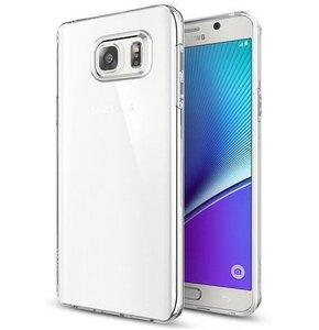 U Etui SPIGEN Liquid Crystal do Samsung Galaxy Note 5 Przezroczysty