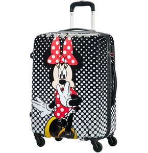 Walizka AMERICAN TOURISTER Disney Minnie Mouse 65 cm Czarno-biały
