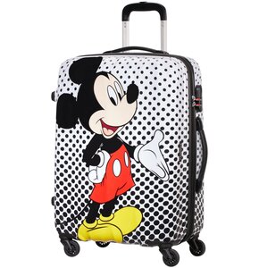 Walizka AMERICAN TOURISTER Disney Mickey Mouse 65 cm Czarno-biały