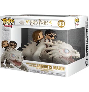 Figurka FUNKO Pop Harry Potter Harry, Hermione & Ron riding Gringotts dragon
