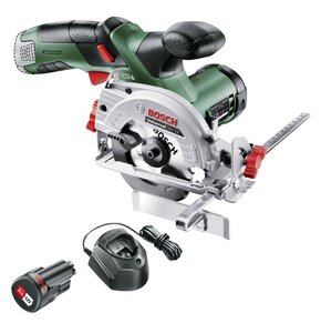 Pilarka tarczowa BOSCH UniversalCirc 12 06033C700 + Akumulator BOSCH 1600A01L3D 1.5Ah 12V + Ładowarka