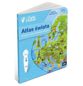 Książka Czytaj z Albikiem Atlas Świata 72397 Tereza Kocová (twarda okładka)