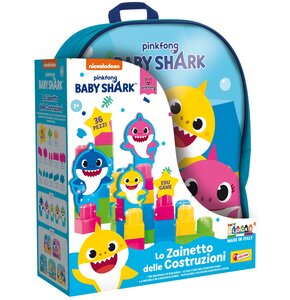 Klocki plastikowe LISCIANI Baby Shark + Plecak 304-83770