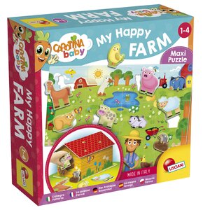 Puzzle LISCIANI Carotina Baby Moja szczęśliwa farma 304-92567 (12 elementów)