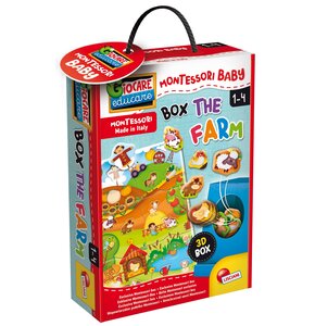 Gra logiczna LISCIANI Montessori Baby Box Farma 304-92741