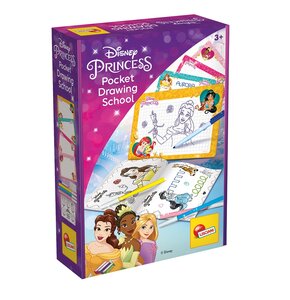 Zestaw edukacyjny LISCIANI Disney Princess Kompaktowa Szkoła Rysowania Księżniczki 304-92901