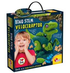 Zestaw edukacyjny LISCIANI I'm a Genius Dino Stem Velociraptor 304-92413