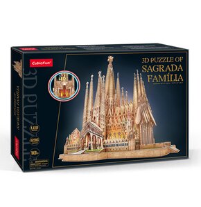 Puzzle 3D CUBIC FUN LED Sagrada Familia L530H (696 elementów)