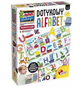 Gra edukacyjna LISCIANI Montessori Dotykowy alfabet 304-PL72446