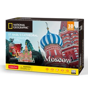 Puzzle 3D CUBIC FUN National Geographic Sobór Św. Bazyla 306-DS0999H (222 elementów)