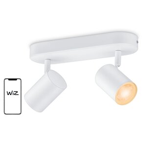 Reflektor WIZ Imageo Spots 2x5W W 22-65K RGB Biały Wi-Fi/Bluetooth