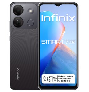 Smartfon INFINIX Smart 7 HD 2/64GB 6.6" Czarny X6516 HD