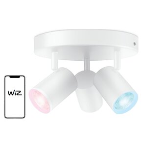 Reflektor WIZ Imageo Spots 3X5W W 22-65K RGB Biały Wi-Fi