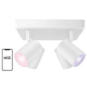 Reflektor WIZ Imageo Spots 4X5W W 22-65K RGB Biały Wi-Fi