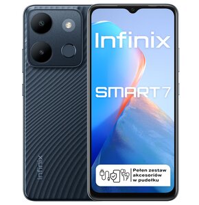 Smartfon INFINIX Smart 7 3/64GB 6.6" Czarny X6515