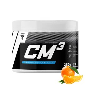 Jabłczan kreatyny TREC NUTRITION CM3 Powder Pomarańczowy (250 g)