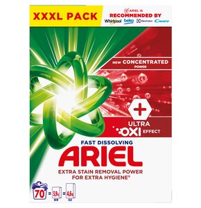 Proszek do prania ARIEL Fast Dissolving + Ultra Oxi Effect 3.85 kg