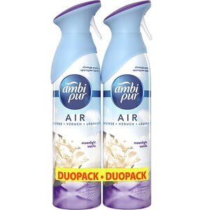 Odświeżacz powietrza AMBI PUR Air Spray Moonlight Vanilla 300 ml (2 sztuki)