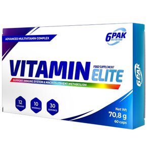 Kompleks witamin i minerałów 6PAK Vitamin Elite (60 kapsułek)