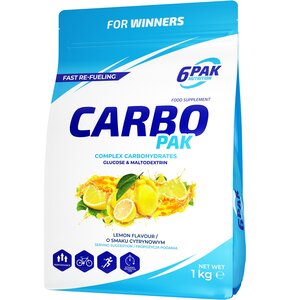 Odżywka węglowodanowa 6PAK Carbo Pak Cytrynowy (1000 g)