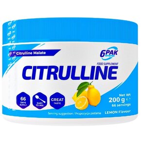 Aminokwasy Cytrulina 6PAK Cytrynowy (200 g)