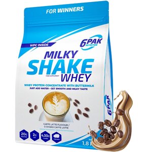 Odżywka białkowa 6PAK Milky Shake Whey Caffe Latte (1800 g)