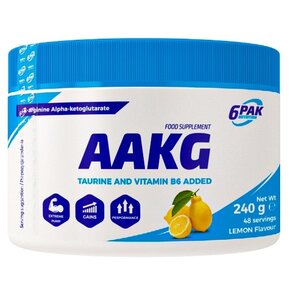 Aminokwasy AAKG 6PAK Cytrynowy (240 g)