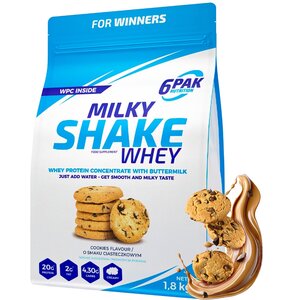 Odżywka białkowa 6PAK Milky Shake Whey Ciasteczkowy (1800 g)