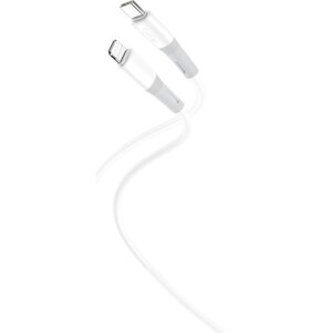 Kabel USB-C - Lightning XO NB-Q226A 27W 1 m Biały
