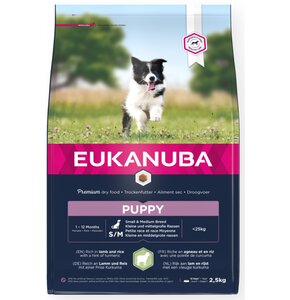 Karma dla psa EUKANUBA Puppy Small & Medium Breeds Jagnięcina z ryżem 2.5 kg