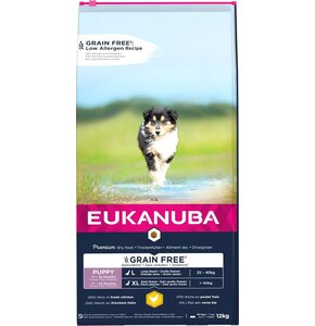 Karma dla psa EUKANUBA Grain Free Puppy Large Breeds Kurczak 12 kg