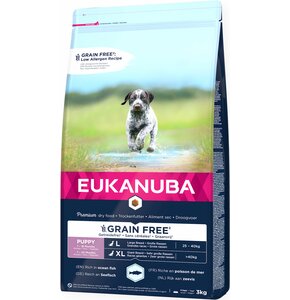 Karma dla psa EUKANUBA Grain Free Puppy Large Breeds Ryba Oceaniczna 3 kg