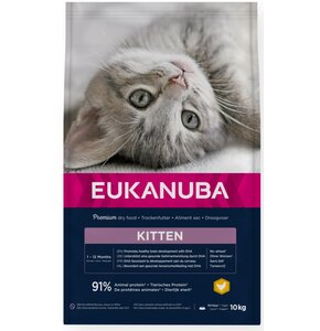 Karma dla kota EUKANUBA Dla Rosnących Kociąt Kurczak 10 kg