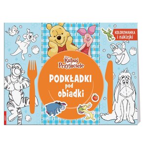Kolorowanka dla dzieci Disney Kubuś i przyjaciele Podkładki pod obiadki MAT-9103 (miękka okładka)