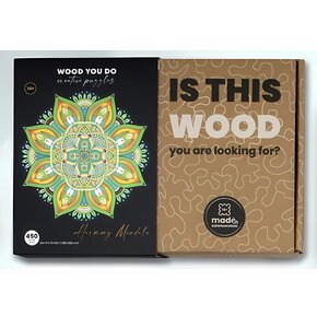 Puzzle WOOD YOU DO Mandala (450 elementów)