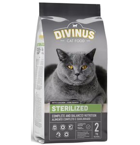 Karma dla kota DIVINUS Cat Sterilized Kurczak 2 kg