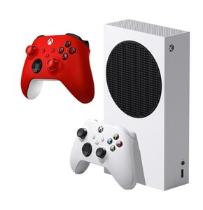 Konsola MICROSOFT XBOX Series S + Kontroler MICROSOFT bezprzewodowy Xbox Pulse Red
