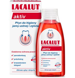 Płyn do płukania jamy ustnej LACALUT Aktiv 300 ml