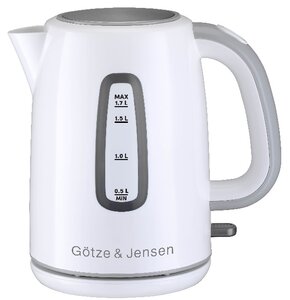 U Czajnik GÖTZE & JENSEN KT050E Biały 2200W pojemność 1,7L filtr