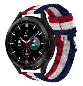 U Pasek TECH-PROTECT Welling do Samsung Galaxy Watch 4/5/5 Pro (40/42/44/45/46mm) Granatowo-biało-czerwony