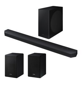 Soundbar SAMSUNG HW-Q800C Czarny + Kolumny głośnikowe SAMSUNG SWA-9500S Czarny (2 szt.)