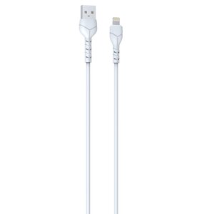 Kabel USB - Lightning DEVIA Kintone 2.1A 1 m Biały (30 szt.)
