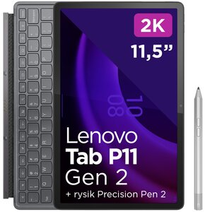 Tablet LENOVO Tab P11 2 gen. TB350FU 11.5" 6/128 GB Wi-Fi Szary + Rysik + Klawiatura